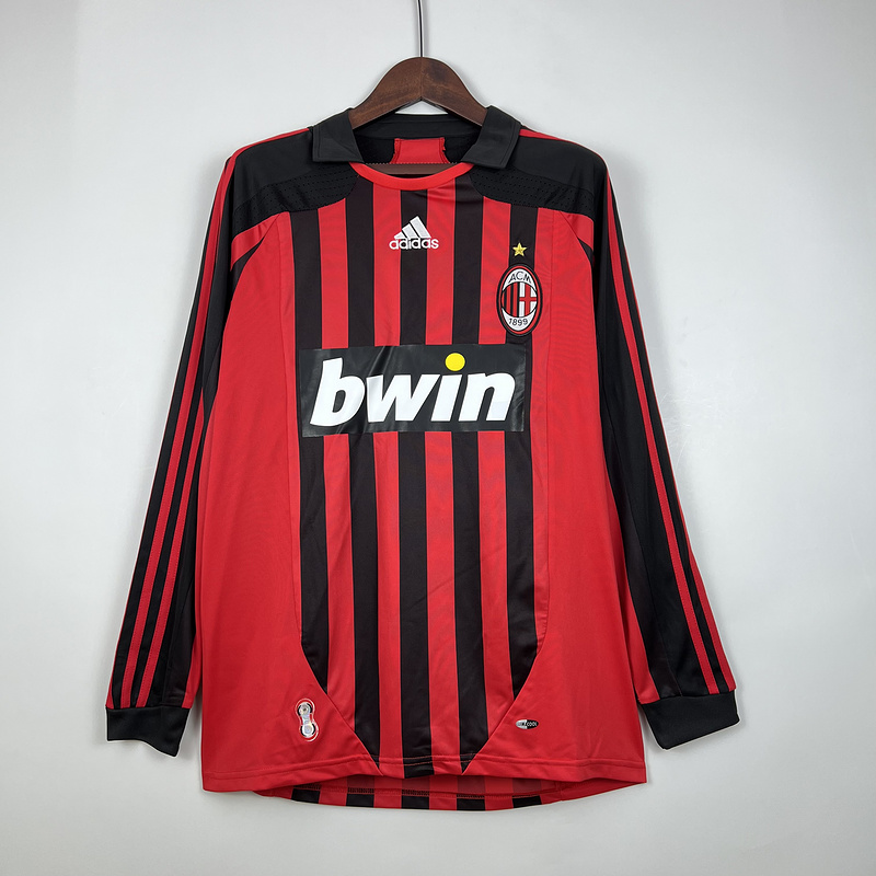 Retro  07/08 AC Milan Home Long Sleeve 