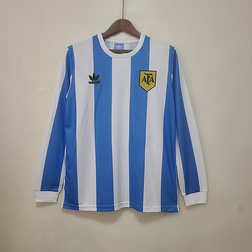 Retro 1978  Argentina Home Long Sleeve