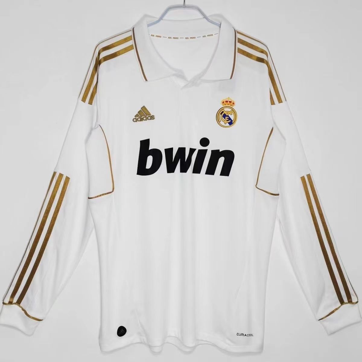 Retro 11/12 Real Madrid Home Long Sleeve