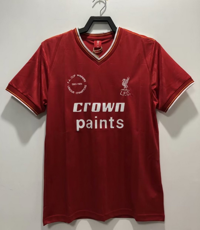  Retro 1985/86 Liverpool Home 