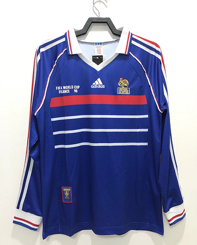 Retro 1998 France Home Long Sleeve