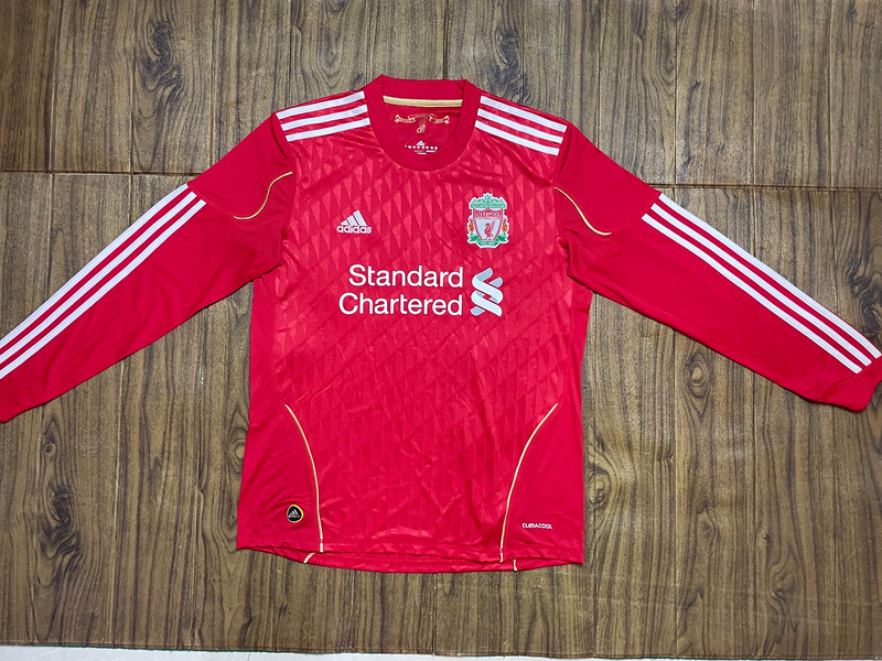 Retro 2010 Liverpool Home long sleeve