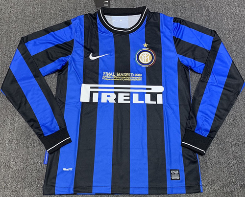 Retro 2010 Inter Milan Home Long Sleeve