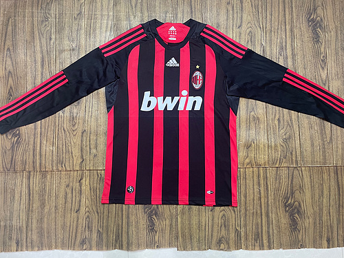 Retro  08/09 AC Milan Home Long Sleeve 