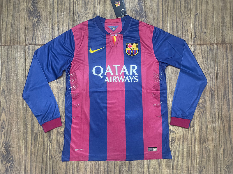 Retro 14/15 Barcelona Home Long sleeve