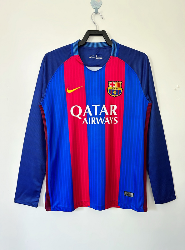 Retro 16/17 Barcelona Home Long sleeve