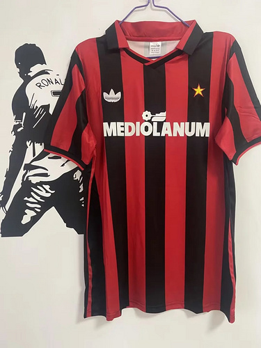 Retro 91/92 AC Milan Home 