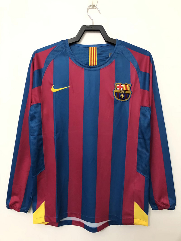 Retro 05/06 Barcelona home Long sleeve