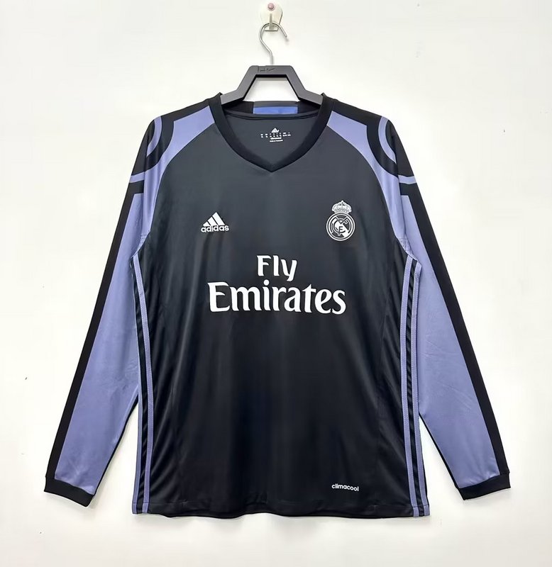 Retro 16/17 Real Madrid Third Away Long sleeve