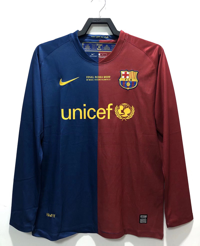 Retro 08/09  Barcelona Home Long sleeve