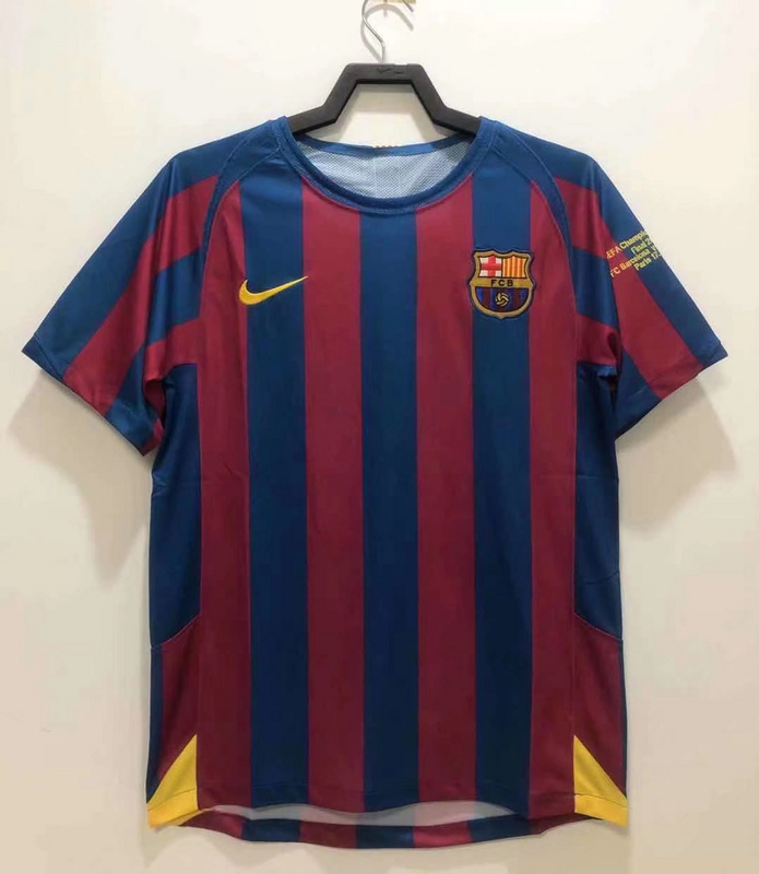 Retro 05/06 Barcelona home Champions League