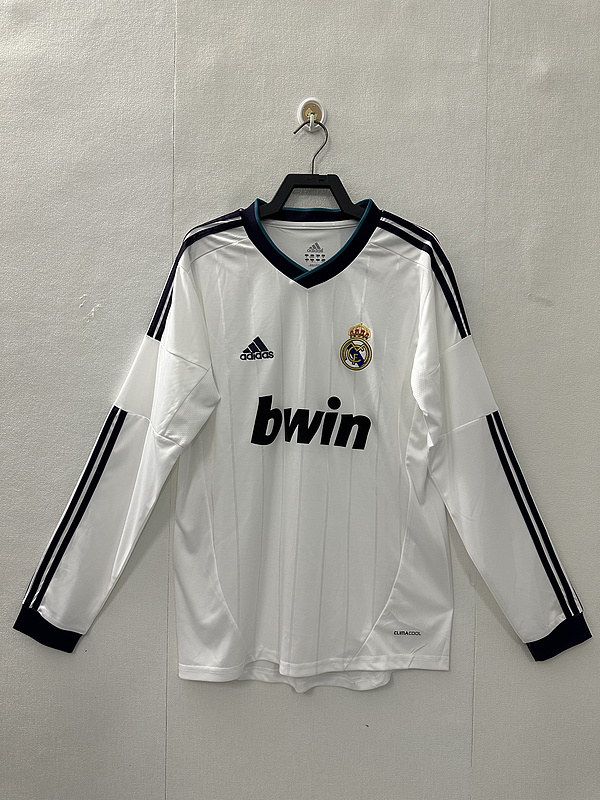  Retro 12/13 Real Madrid Home Long sleeve