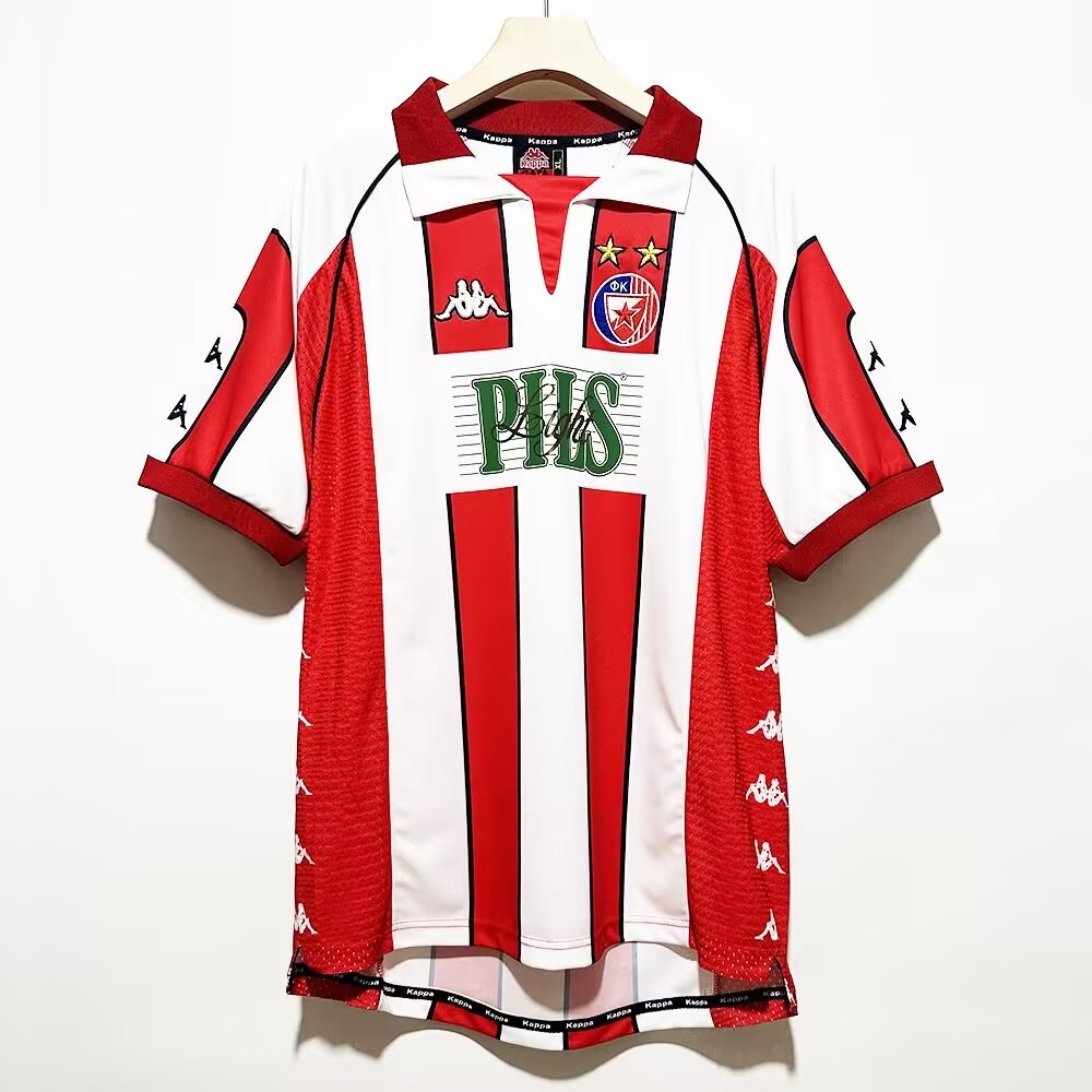 Retro 99/01 red star belgrade home