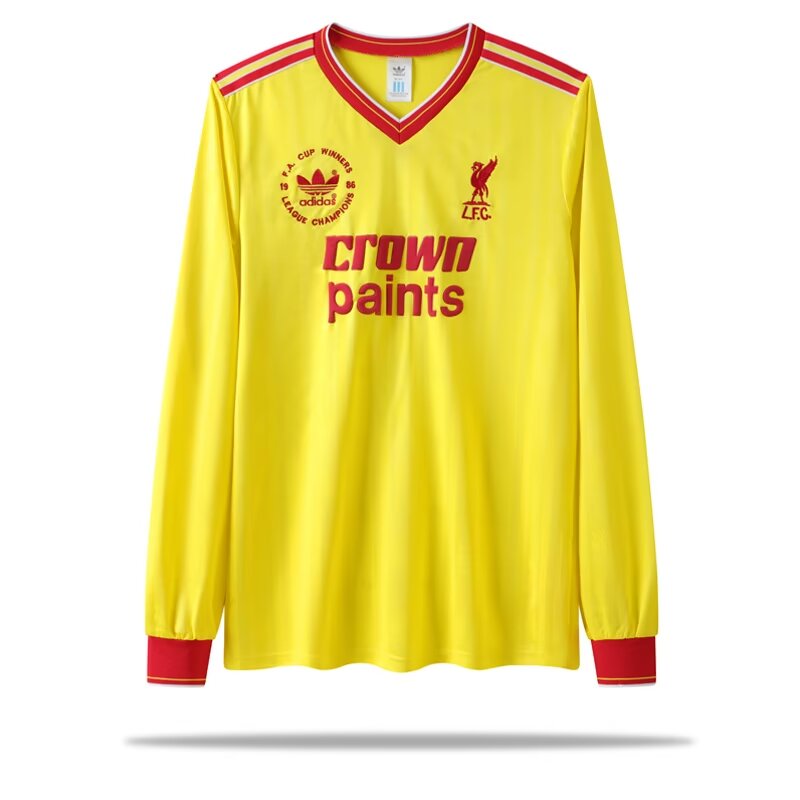 Retro 1986 Liverpool third Away Long sleeve