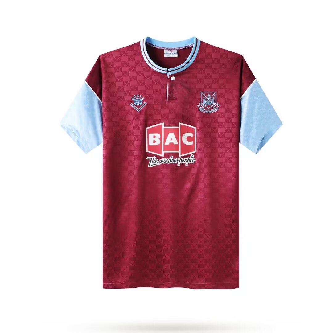  Retro 89/90 West Ham United Home