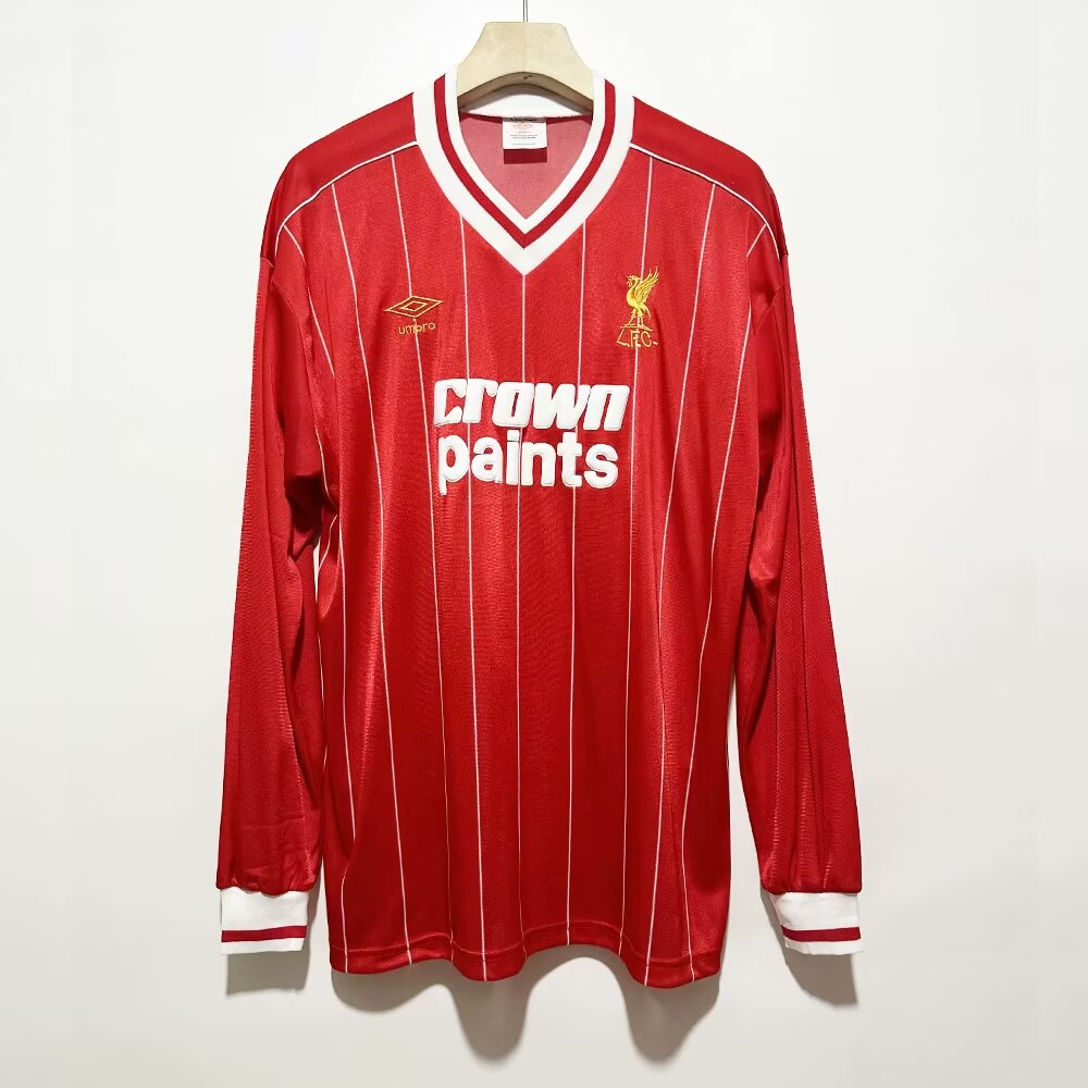 Retro 82/83 Liverpool Home long sleeve