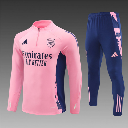 24/25 Arsenal pink half zip Tracksuit