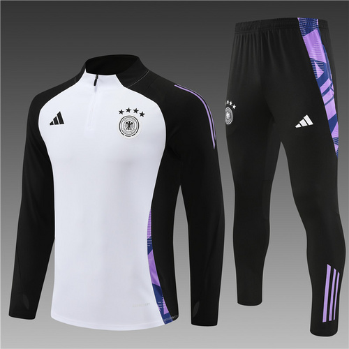 24/25 Germany white half zip Tracksuit