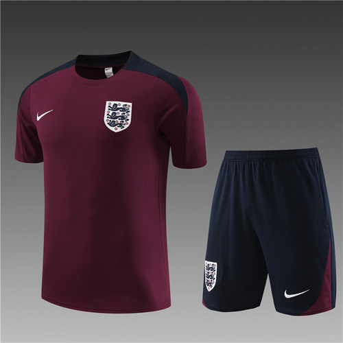 24/25 England Jujube red Training Kits