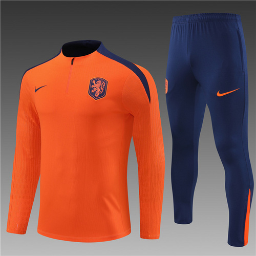 24/25 Netherlands orange half zip Tracksuit