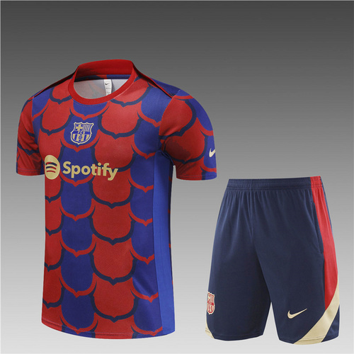 24/25 Barcelona red blue Camouflage Training Kits