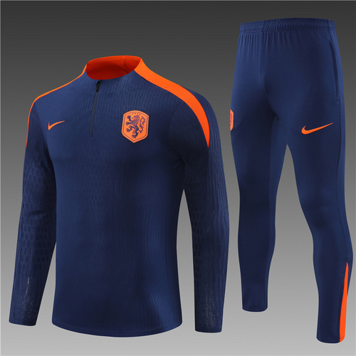 24/25 Netherlands black half zip Tracksuit