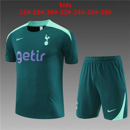 24/25 Tottenham blackish green Kid Training Kits