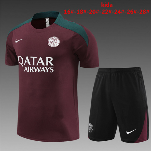 24/25 PSG Jujube red kid Training Kits