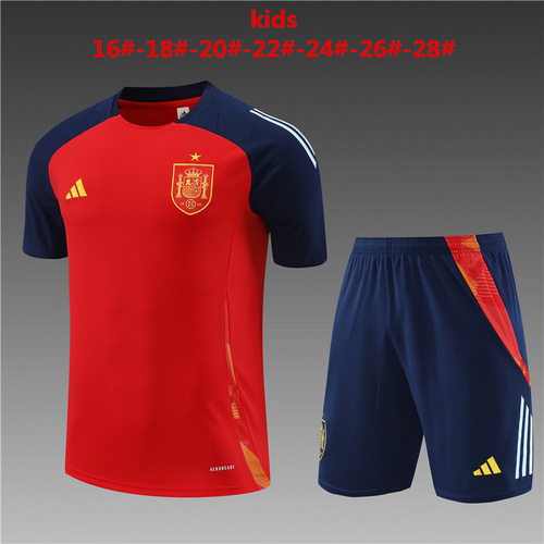 24/25 Spain red Kid Training Kits