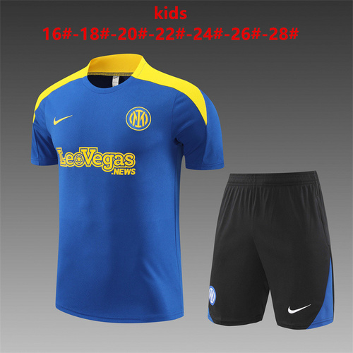 24/25 Inter Milan Color Blue Kid Training Kits