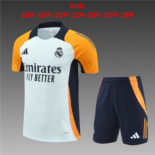 24∕25 Real Madrid Light Blue Kid Training Kits