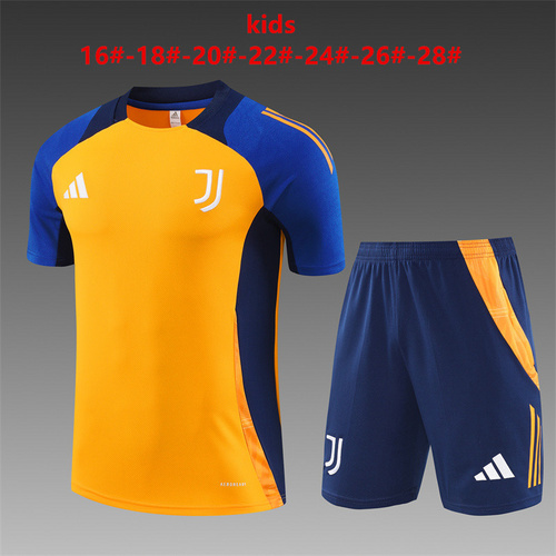 24/25 Juventus orange yellow Kid Training Kits