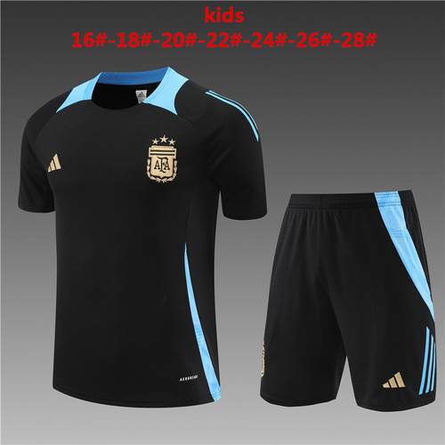 24/25  Argentina black kid Training Kits