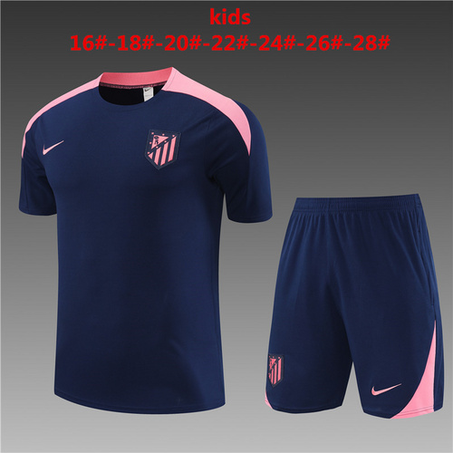 24/25 Atletico Madrid royal blue Kid Training Kits