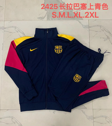 24/25 Barcelona Cyan Jacket Sets