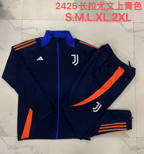 24/25 Juventus cyan Jacket Sets