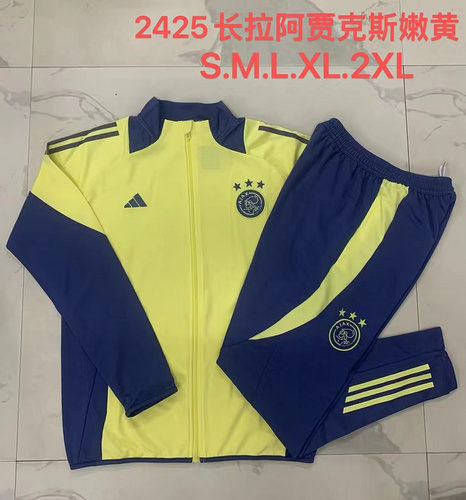 24/25 Ajax Tender yellow Jacket Sets