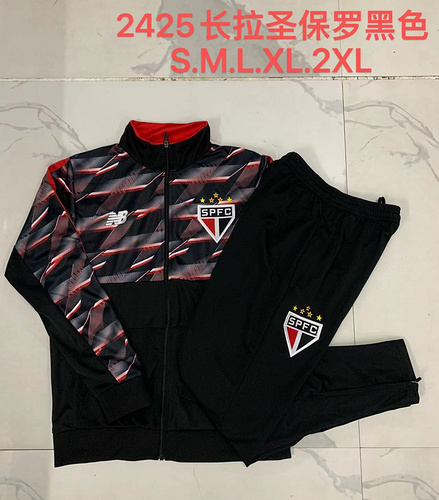 24/25 Sao Paulo black Jacket sets