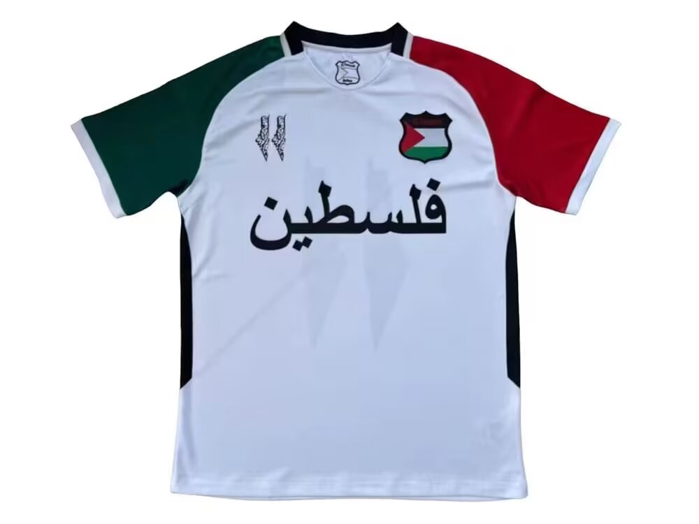 Fans Version 24/25 Palestine white Two tone sleeves