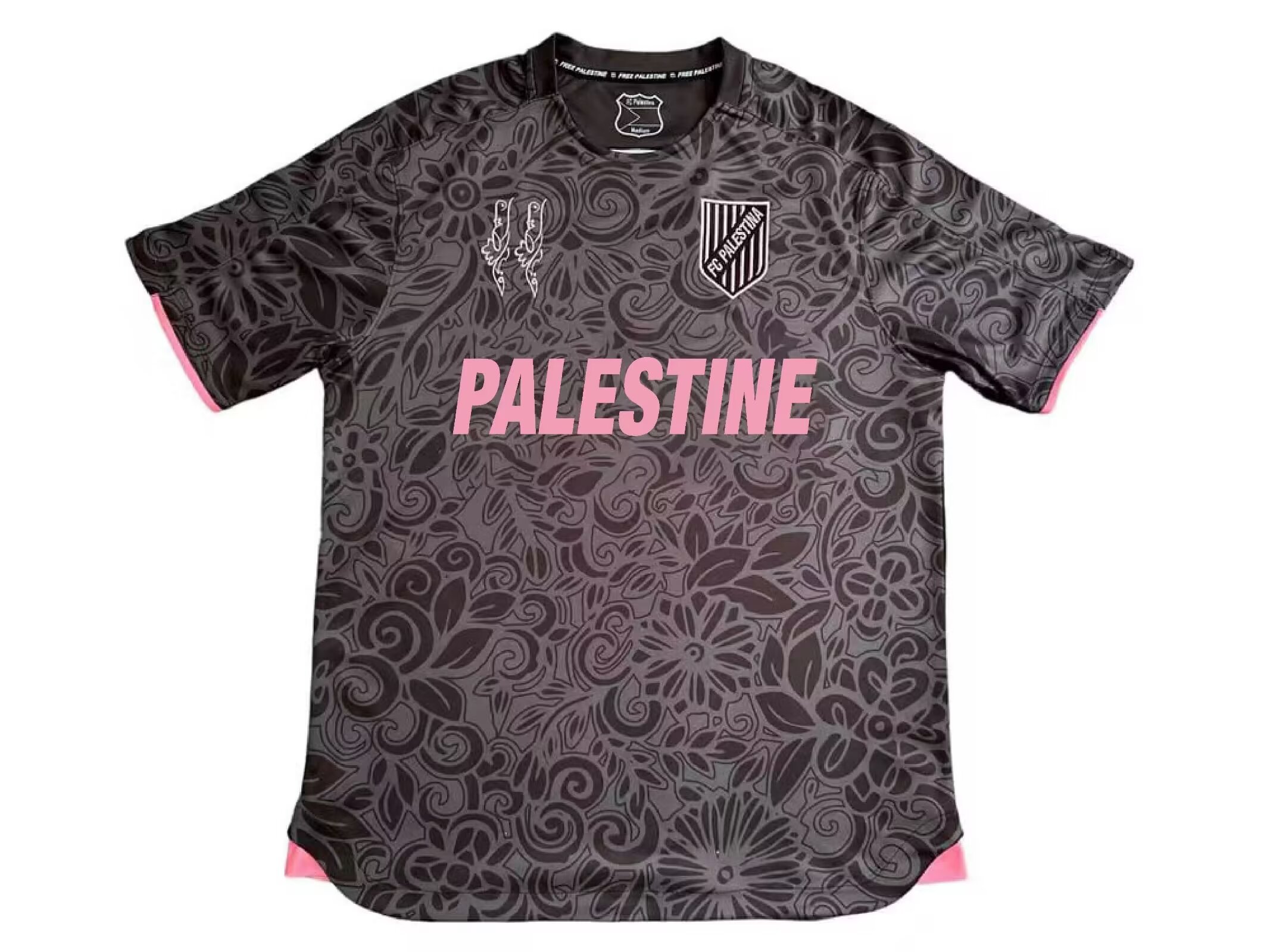 Fans Version 23/24 Palestine Camouflage gray black English