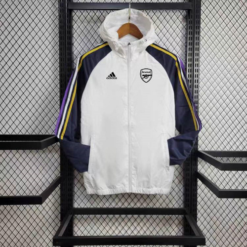 24/25 Arsenal white windbreaker