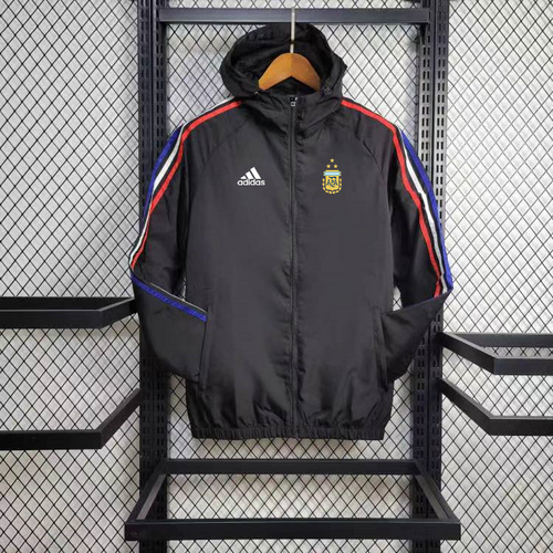 24/25 Argentina black windbreaker