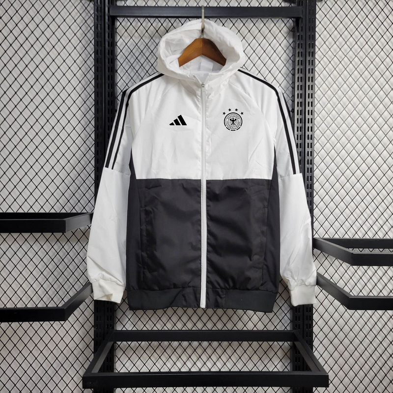 24/25 Germany black and white windbreaker