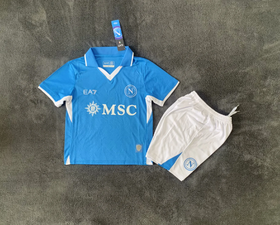 24/25Kids Napoli Home Soccer Jerseys football jersey