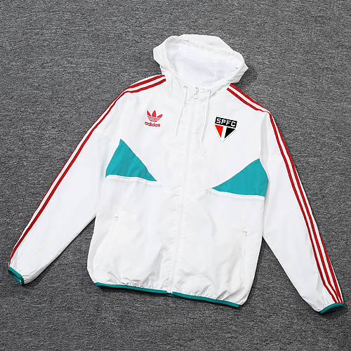 24/25 Sao Paulo white Windbreaker