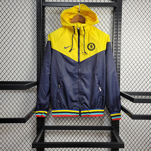 24/25 Chelsea royal blue and yellow Windbreaker