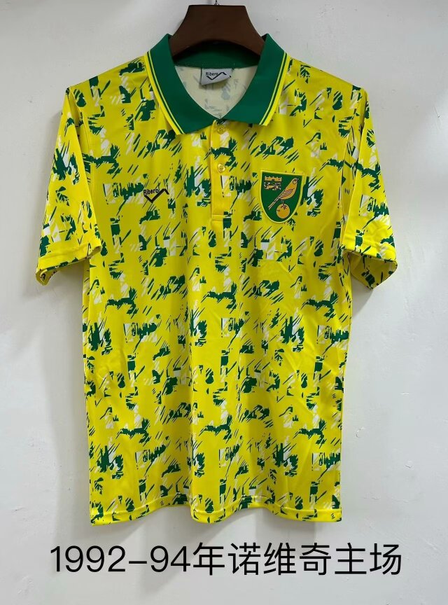 Retro 92/94 Norwich City Home