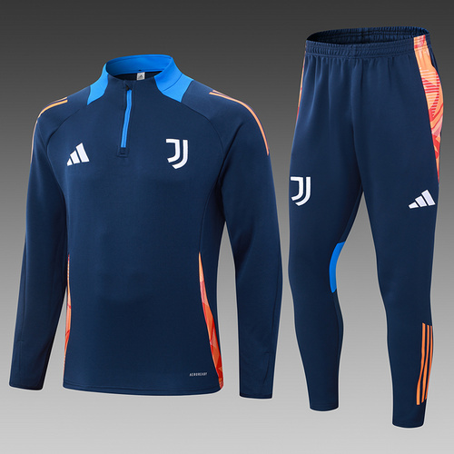 24/25 Juventus royal blue half zip Tracksuit