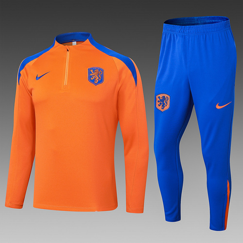 24/25 Netherlands orange half zip Tracksuit