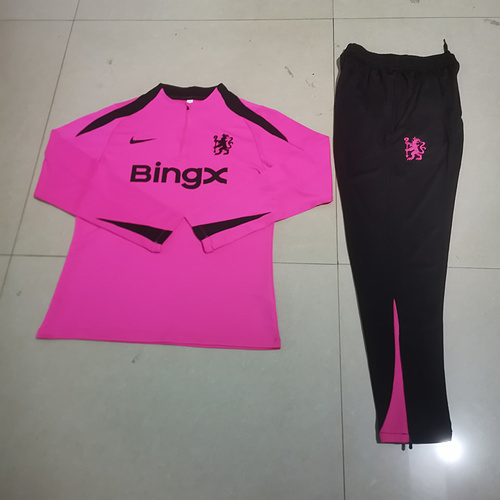 24/25 Chelsea pink half zip Tracksuit